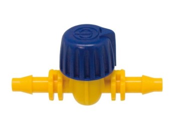 Valvula de cierre goteo 4 mm 3 unidades