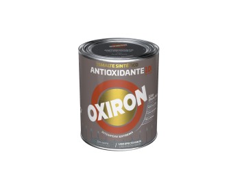 Esmalte antioxidante oxiron liso efecto forja 750 ml marron
