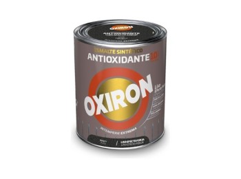 Esmalte antioxidante oxiron liso efecto forja 750 ml negro