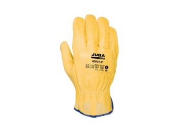 Guante piel flor vacuno driver amarillo 2a talla 7