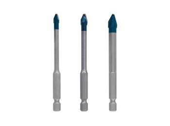 Juego brocas porcelanico expert hex-9 hardceramic 3 uds Ø 5