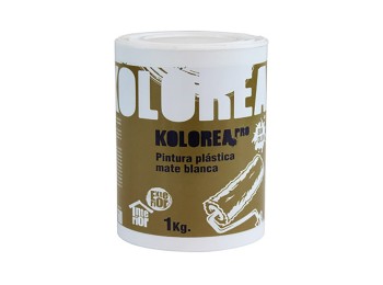 Pintura plastica exterior interior pro mate 1 kg blanco