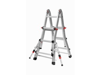 Escalera ind tijera kylate aluminio telesc 3+3 peldaños