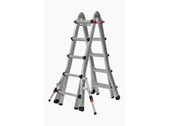 Escalera ind tijera kylate aluminio telesc 5+5 peldaños