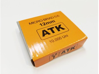 Clavo clavadora 12mm cobreado micro-brad 0.6/12 clavesa-atk