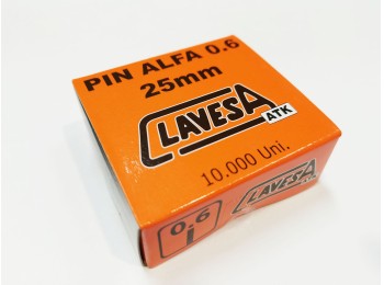 Clavo clavadora 25mm cobreado micro-brad 0.6/25 clavesa-atk