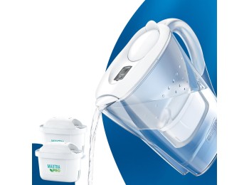 Jarra filtrante marella blanca + 2 filtros mxpro all in -1