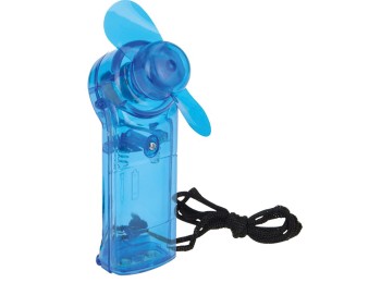 Ventilador mini con cuerda para colgar colores surtido