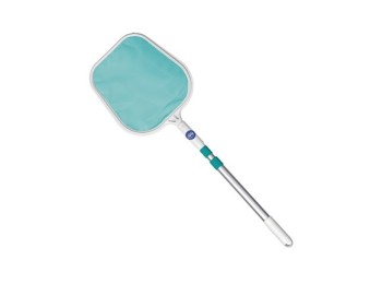 Recogehojas de superficie con mango de aluminio telescopico