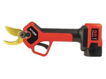 Tijera de poda a bateria 16,8 v 2,5 ah, cuhilla titanio incl