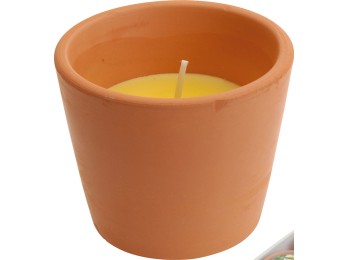 Vela citronela bol terracota Ø 63x77 mm