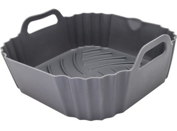 Bandeja silicona para freidora de aire 20 x 20 cm