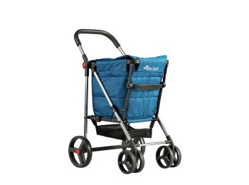Carro compra 4 ruedas giratorias plegable basket polar marin