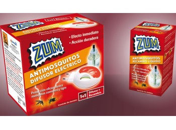 Insecticida electrico matamosquitos zum difusor + recambio 3