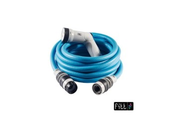 Manguera extensible ikon azul hasta 25 m con accesorios