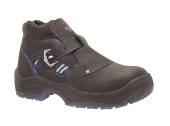 Bota seg. t40 s3 fragua plus s3 piel flor negra pu/pl no met