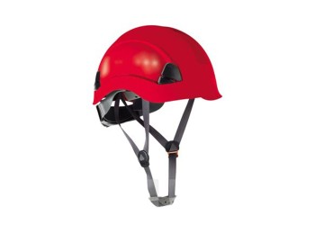 Casco trabajos en altura eolo rojo
