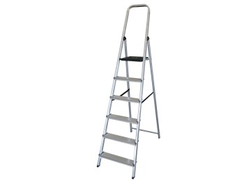 Escalera aluminio domestica 5 peldaños