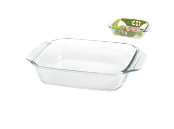 Bandeja vidrio rectangular 35 x 23 cm