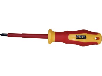 Destornillador punta phillips aislado 1000 v ph 2 x 100 mm