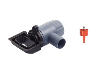 Filtro para bajante rectangular de 60 x 80 mm