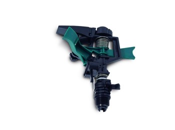 Aspersor cabezal impacto regulable 360º 12 m abs