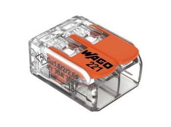 Borna de conexion rapida 221-612/995-010 6mm, 10 u 221-612/9