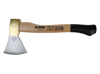 Hacha 800 grs 380 mm. hoja con doble cuña, norma: din 5131