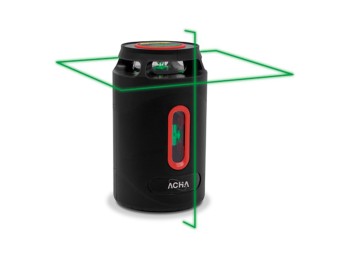 Nivel laser en cruz verde lata 360° 40 m