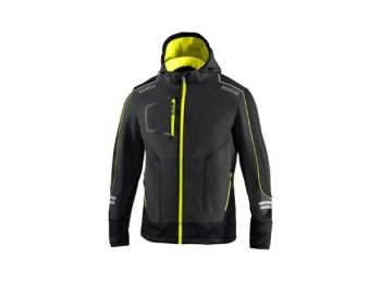 Chaqueta tech softshell gris /amarillo fluor talla xl