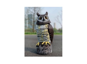 Buho ahuyentador pajaros solar 43 x 18 x 19 cm