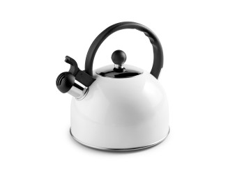 Tetera pava inox blanca 2,5 l