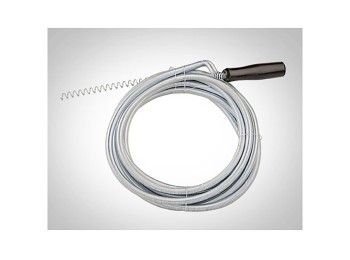 Desatascador de muelle para tuberias 10 m x 9 mm