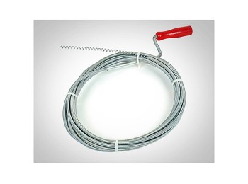 Desatascador de muelle para tuberias 5 m x 9 mm