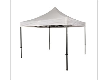 Carpa plegable acero reforzada 3 x 3 m blanco