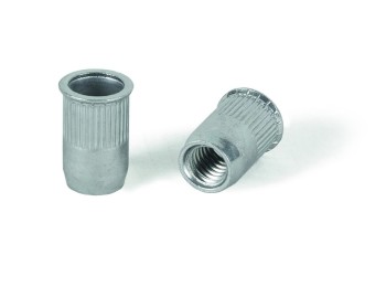 Tuerca lisa baja acero a3k bralo m4 75 uds