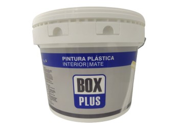 Pintura plastica interior mate box plus 12 kg blanco