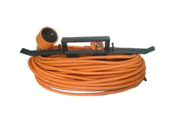 Prolongador electrico jardin 25 m. / 3 x 1,5 ip20 c/ protecc