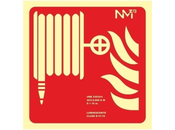 Señal bie pvc normaluz 1mm clase a 210x210mm