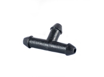 Te caudal Ø 3-Ø 4 mm negro
