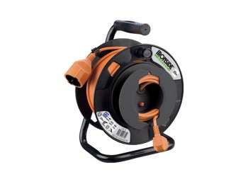 Enrollacable jardin 3 x 1,5 / 25 m. ip20 con proteccion term