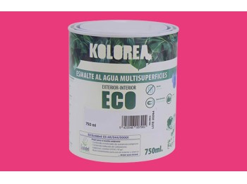 Esmalte al agua eco satinado kolorea 750 ml fucsia
