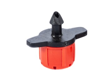 Gotero pinchado regulable 25 uds caudal 0-60 l/h rojo
