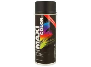 Pintura spray maxi color satinado 400 ml ral 9005 negro inte