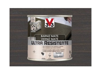 Barniz interior al agua ultra resistente mate 250 ml wengue
