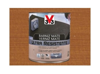 Barniz interior al agua ultra resistente mate 750 ml cerezo