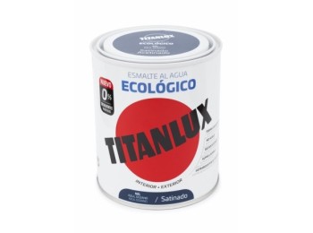 Esmalte acril sat. 750 ml az/oc al agua ecologico titanlux