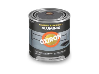 Esmalte exteriores oxiron titan 750 ml aluminio