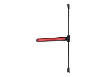 Antipanico sobreponer 2 puntos fast touch 840mm negro/rojo