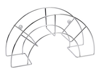 Colgador manguera pared acero inoxidable sauvic grande 30m